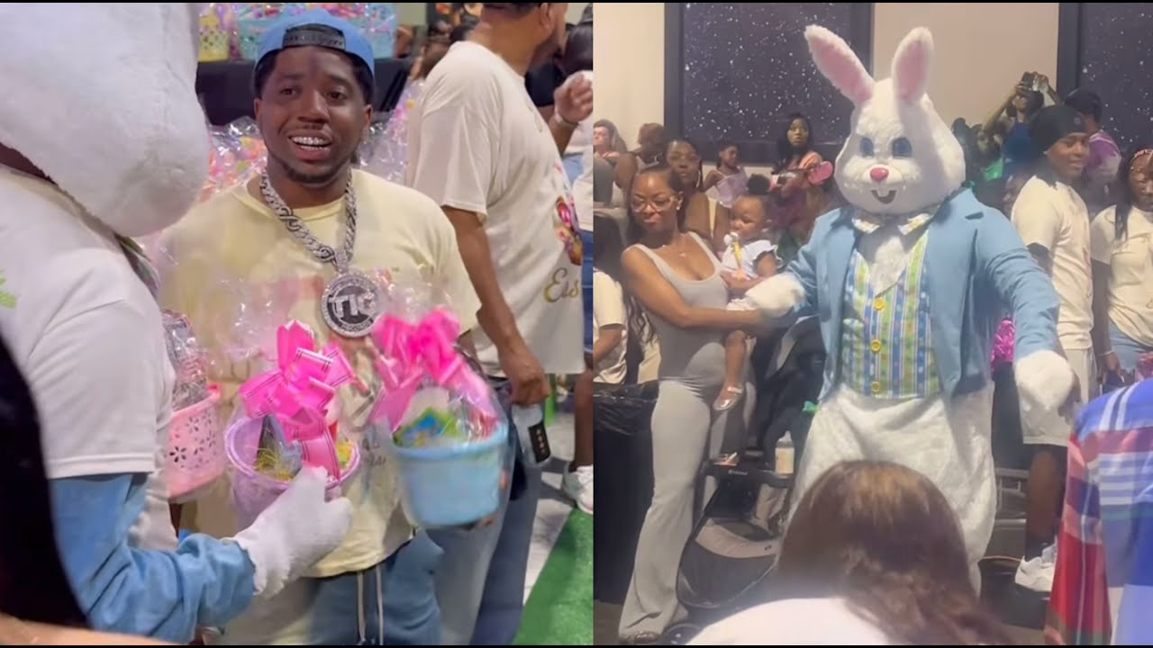 "Golden Bunny Bash" YFN Lucci Gives Away 650 Easter Baskets To Needy Families In The Hood