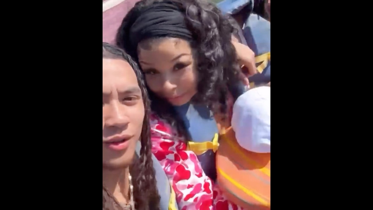 Chrisean Rock Takes Son Junior On Boat Ride Wit New "BF" Tytan Newton!