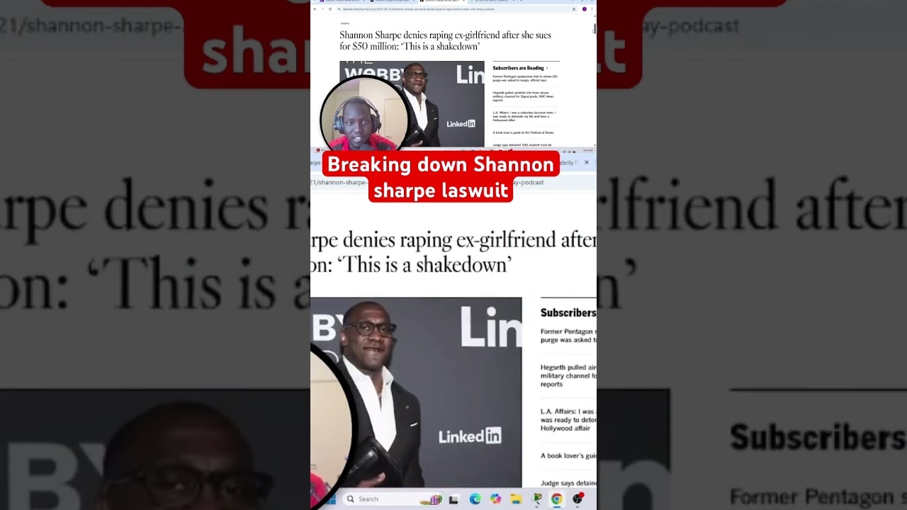 Breaking down Shannon sharpe lawsuit #duet #breakfastclub #shannonsharpe #nightcap #djakademiks