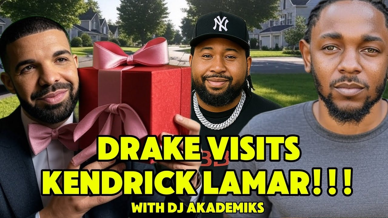DRAKE VISITS KENDRICK #DRAKE #KENDRICKLAMAR #DJAKADEMIKS #AKADEMIKS