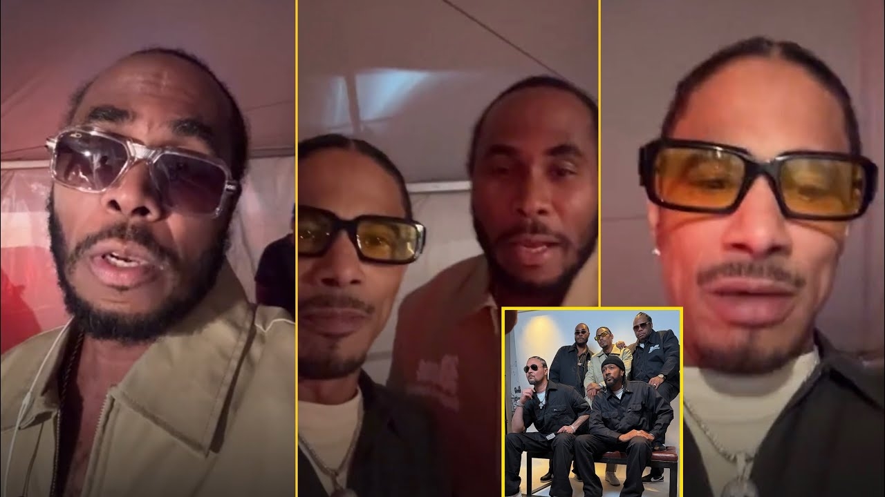 Bone Thugs Reunited In Backstage With Lil Eazy E & Celebrating Dropping Their First Single AWW SHT