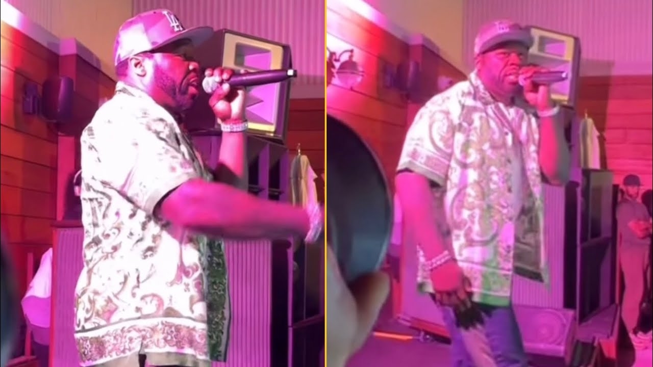 50 Cent Stole The Whole Party In Soho In NY Last Night NYC Have One And Only King Curtis Jackson