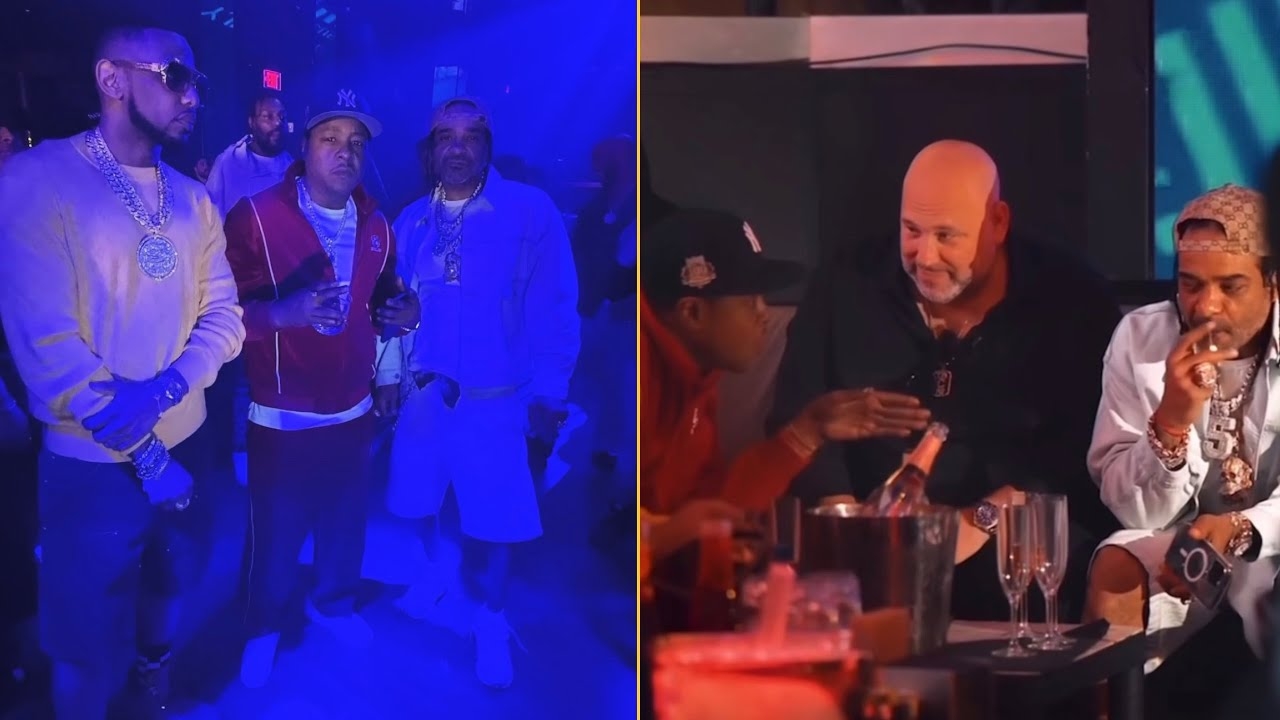 Jadakiss, Fabolous And Jim Jones Reunited In Club Of NY Last Night Something Major Is Coming Up
