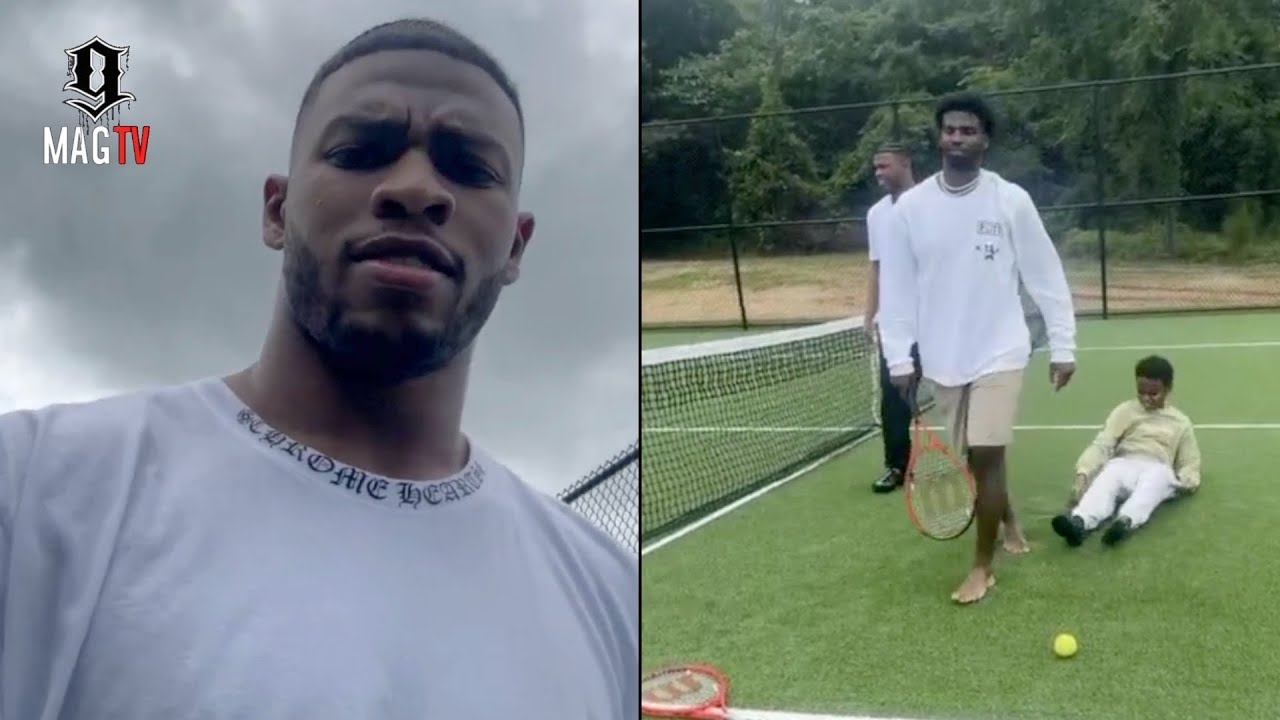 Shilo & Shedeur Sanders Play 1v1 Tennis During The 2nd Round Of The NFL Draft!