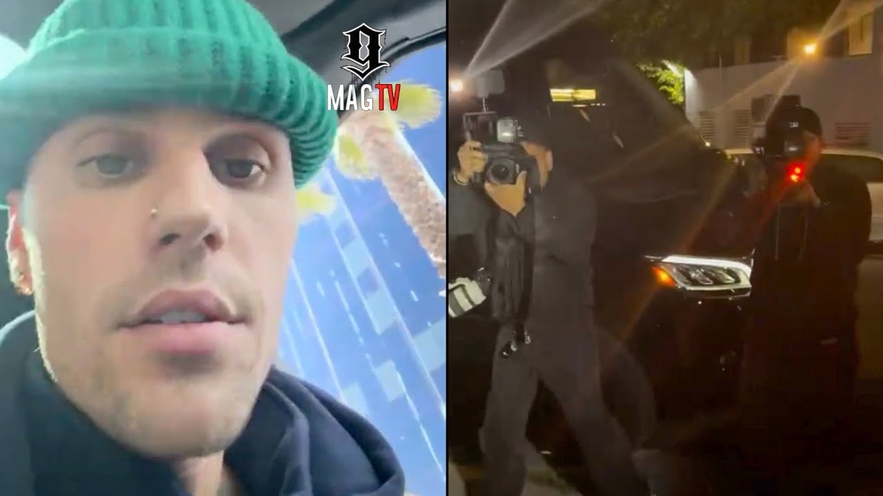 "This Is Getting Crazy" Justin Bieber Heated After Paparazzi Blocks Traffic To Get His Picture!