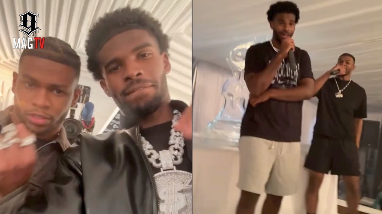 Shedeur & Shilo Sanders Turn Up In Their Party Tent After Going Undrafted In The 1st Round!