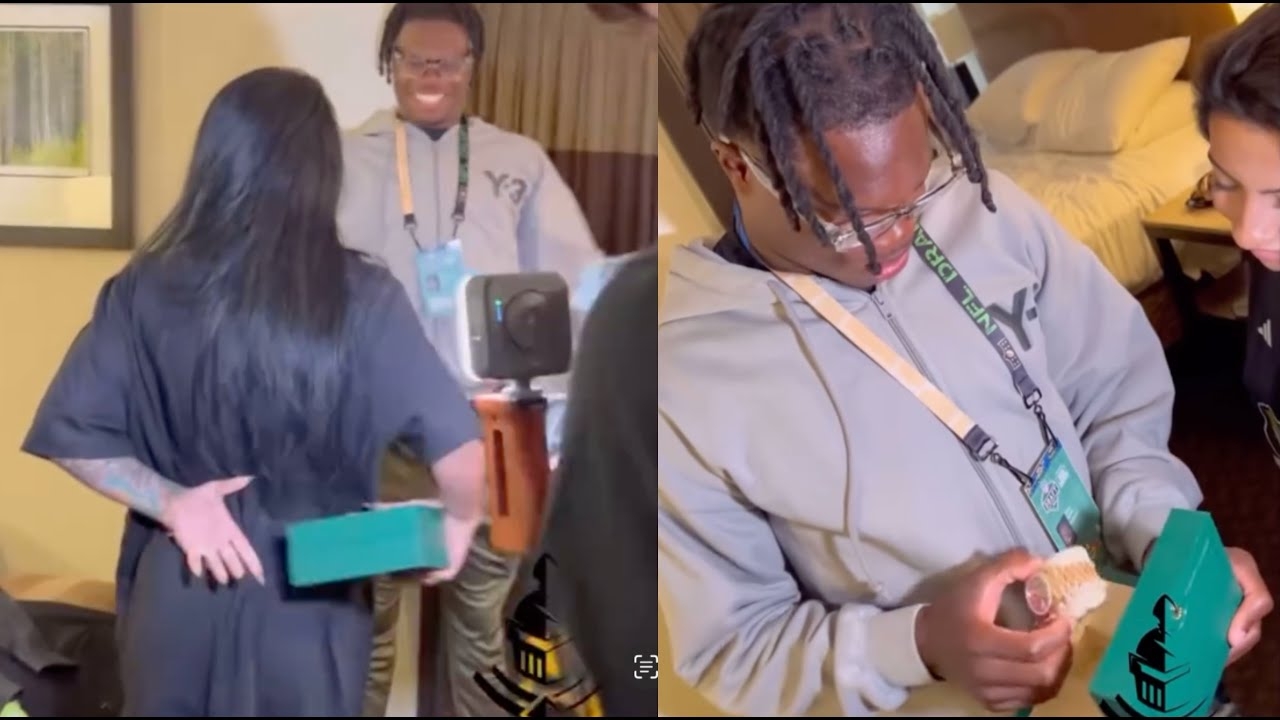 Travis Hunter Girlfriend Leanne Surprises Him With A $150,000 Rolex For Going #2 In NFL Draft