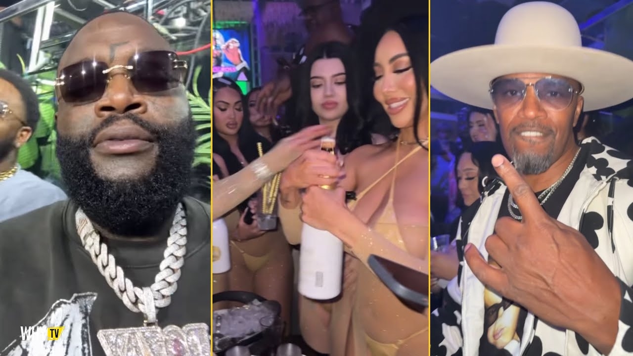 Rick Ross Linked Up With Jamie Foxx In Club And Shows 50 Cent How To Make Crazy Billionaire Party