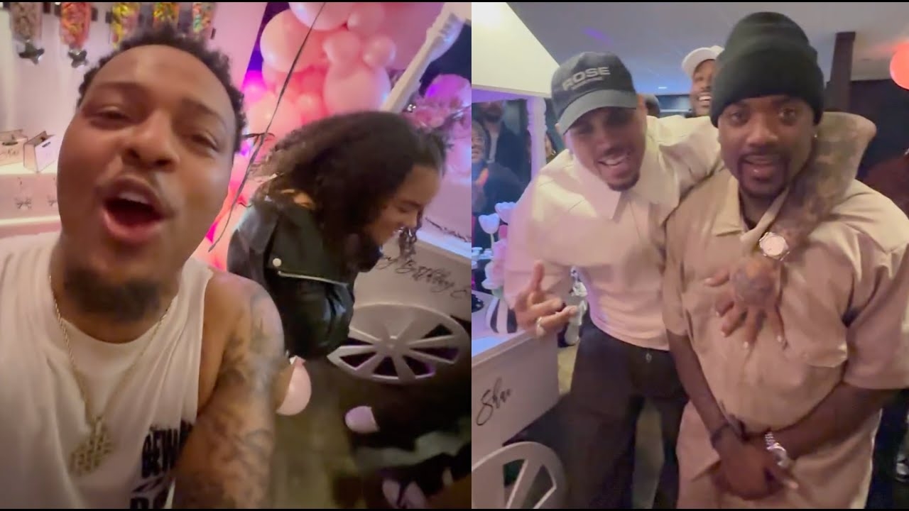 Chris Brown & Ray J Surprise Bow Wow's Daughter For Her 14th Birthday Celebration