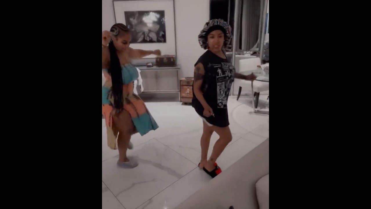 Keyshia Cole Attempts To Learn The Tamia "Can't Get Enough" Line Dance!