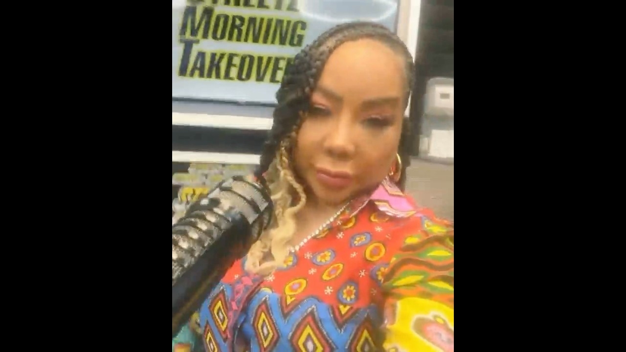 Tiny Harris Runs Into Daughter Zonnique During Radio Tour!