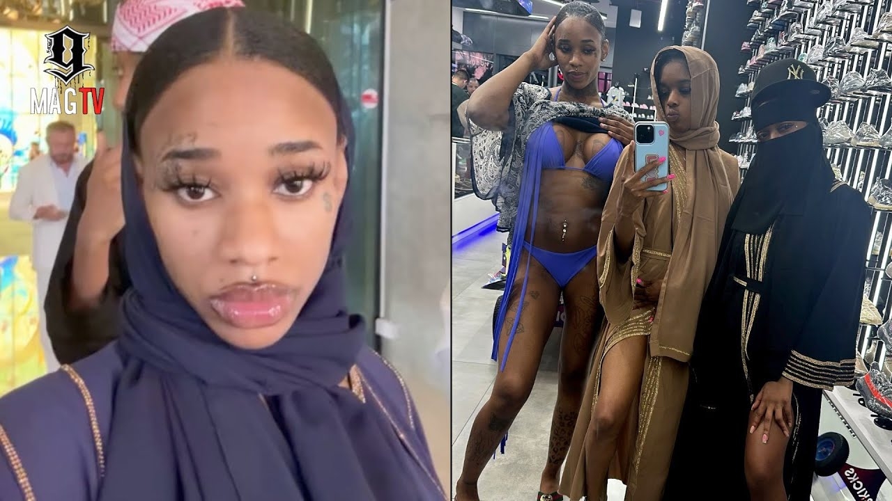 Sexyy Red Goes Shopping For "Abaya's" For Fear Of Getting Arrested In Dubai!