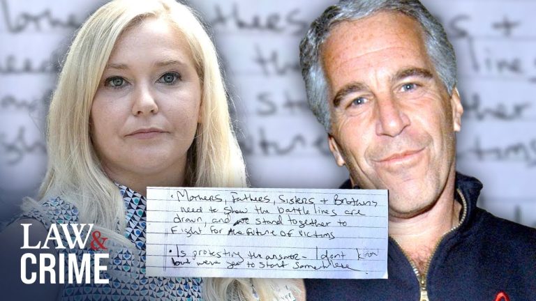 Epstein Accuser Leaves Stunning Note Before Shocking Death