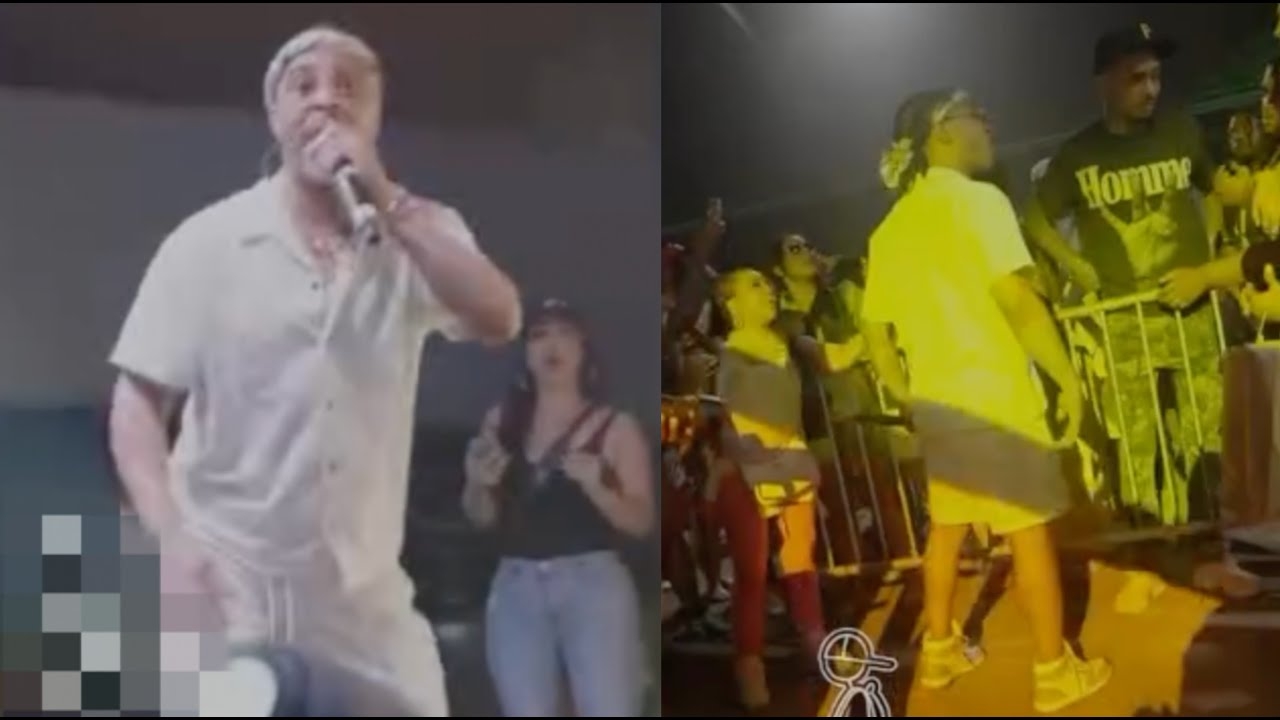 T.I. Jumps Off Stage & Goes POSTAL After Goons Start Messing With Tiny Middle Of His Performance