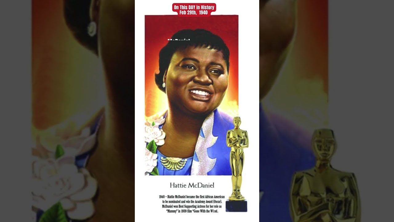 Hattie McDaniel becomes first African American actress to win Oscar | On this Day in Feb 29th. 1940