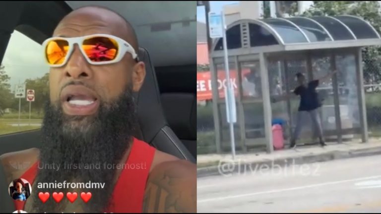 "All Fun Until You Get Smoked" Slim Thug Confronts His Stalker After Camping In Front Of His Gym