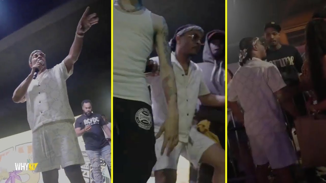 T.I. Stops His Show After Seeing His Wife Tiny Is In Trouble 'Leave Her Alone, I'll Flip The Table'