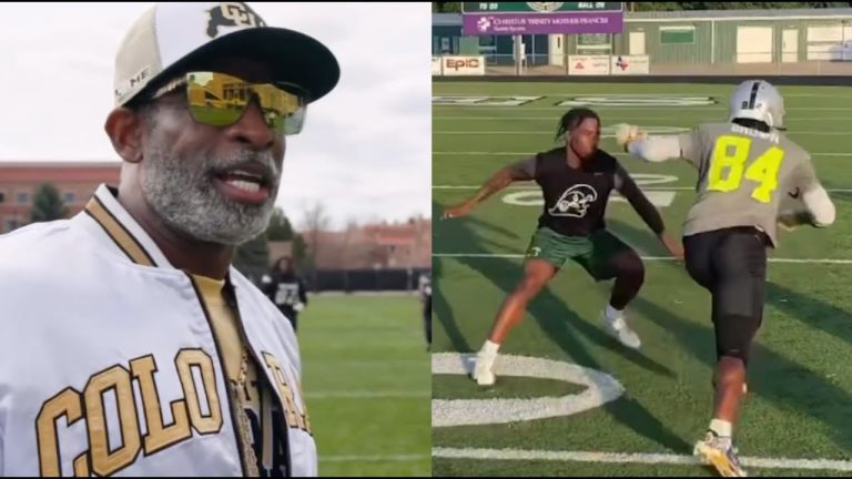 "Sorry Azz Sons" Deion Sanders Uses Antonio Brown As A Practice Dummy To Train Shedeur For NFL