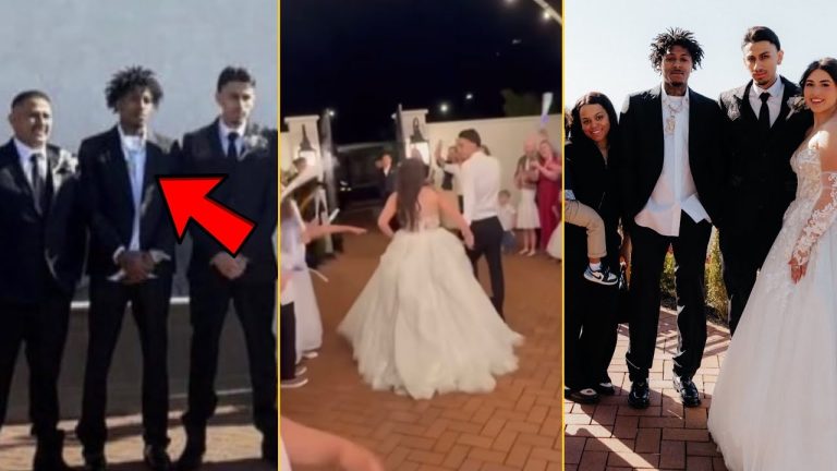 NBA Youngboy Spotted At His Barbers Wedding Ceremony Last Night And Made Amazing Party With Him