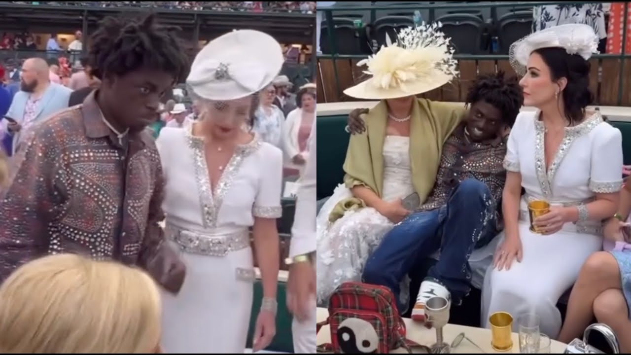 Kodak Black Treated Like Royalty After Pulling Up To The Kentucky Derby With A Flock Of White Chicks