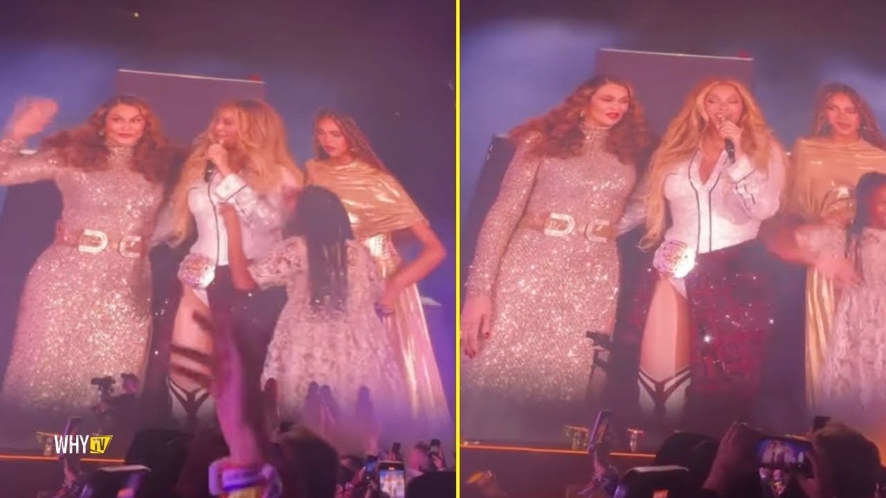 Beyonce Brings Mama Tina On Stage To Congratulate Her On Her Book 'Everyone Congratulate My Mom'