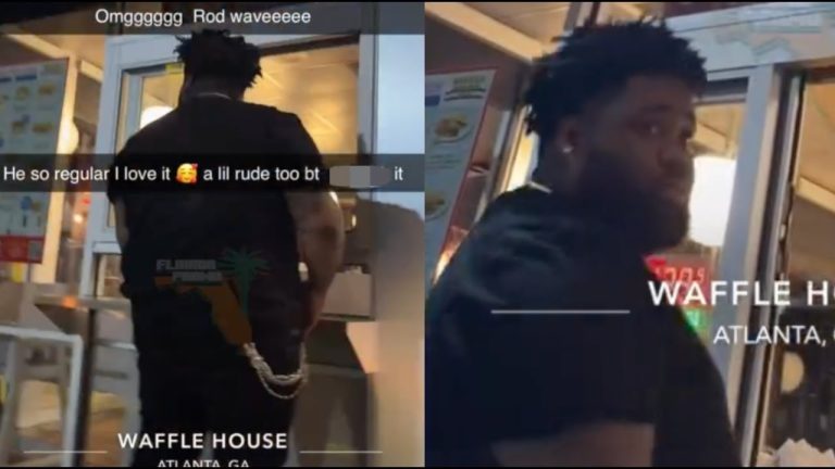Rod Wave Location Leaked After Getting Ran Down On By Fan At Waffle House