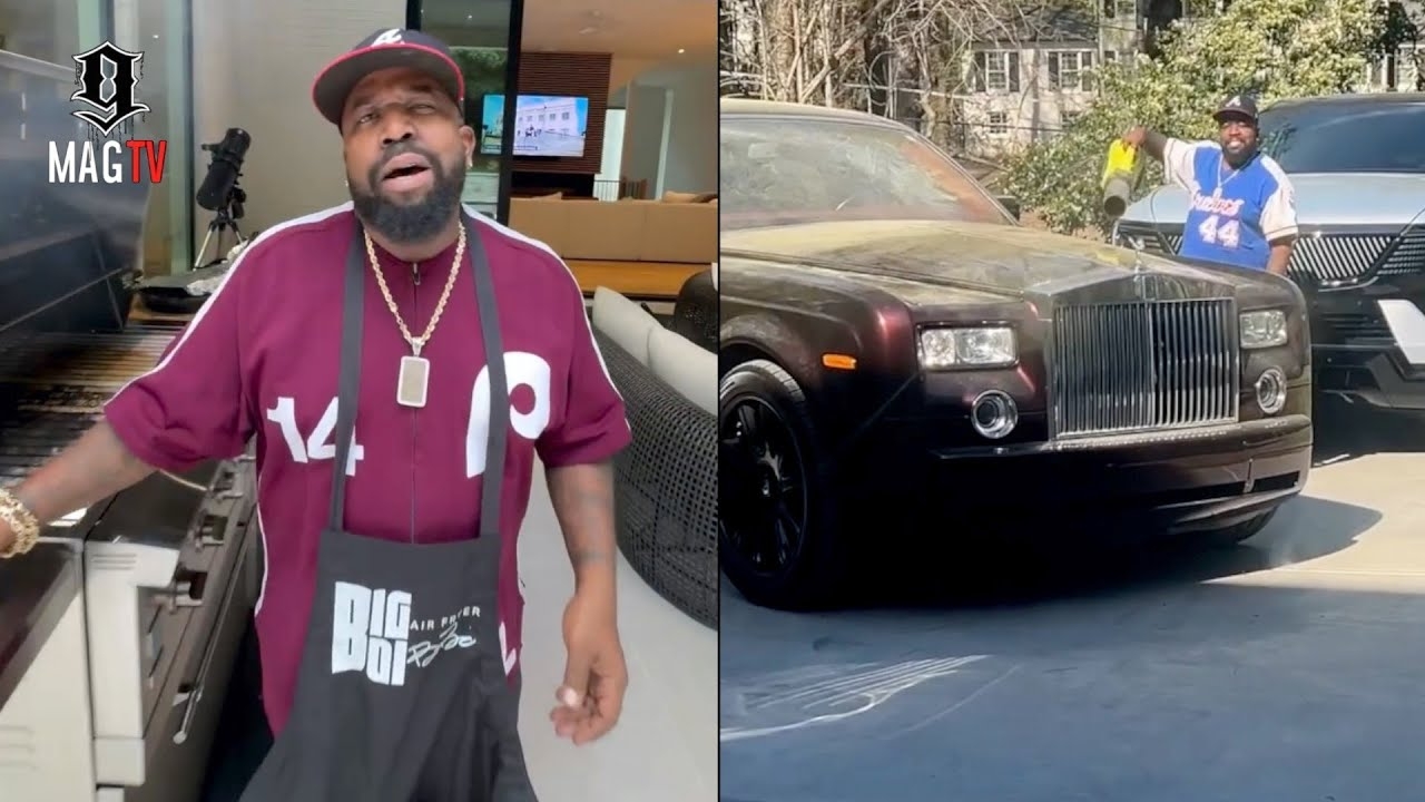 Big Boi Creates New Pollen Removal Hack On His Vintage Rolls Royce!