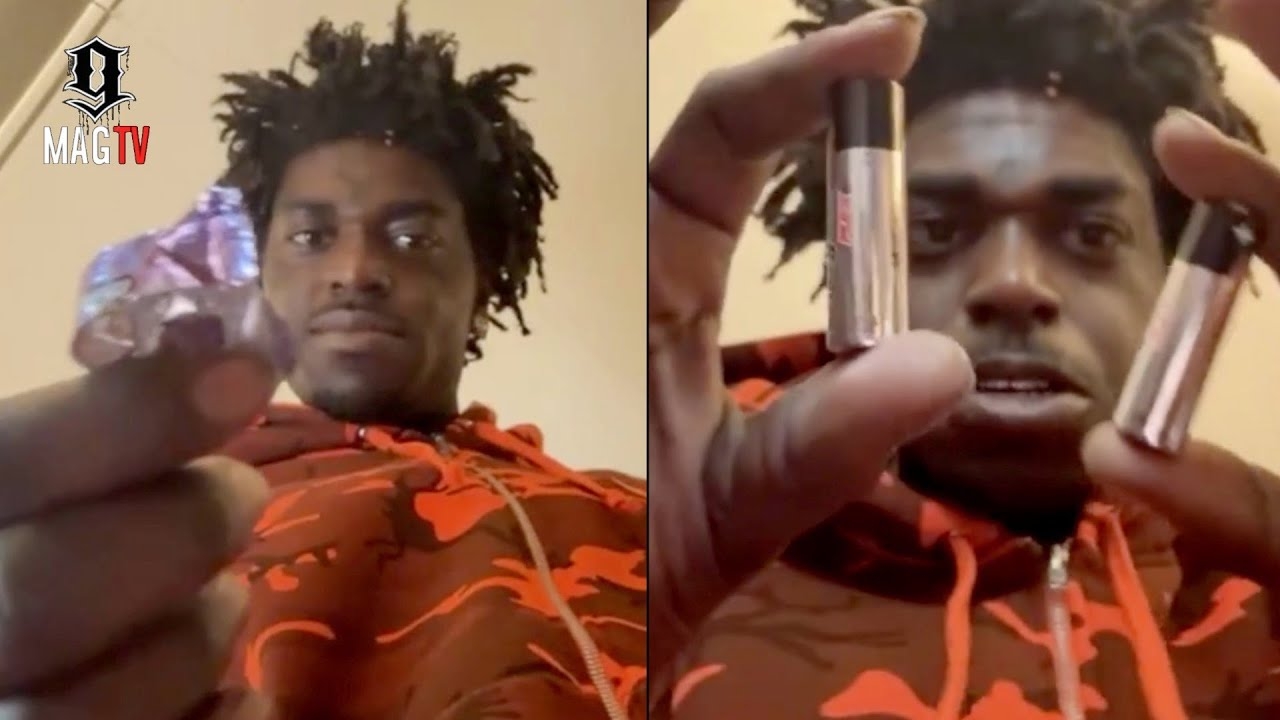 Kodak Black Attempts To Spark Up Using AA Battery Lighter Hack On A Private Jet!