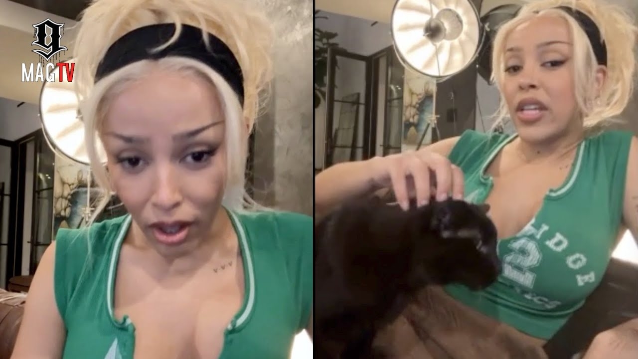 "Demonic People" Doja Cat Reacts To Trolls Criticizing The Health Of Her Cat!