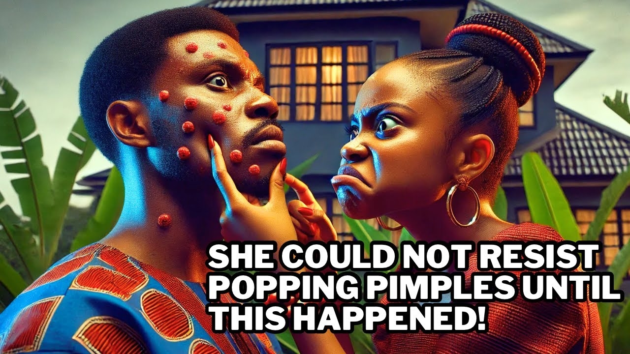 IF ONLY SHE KNEW, SHE WOULDNT HAVE POPPED THE STRANGE MANS PIMPLE!