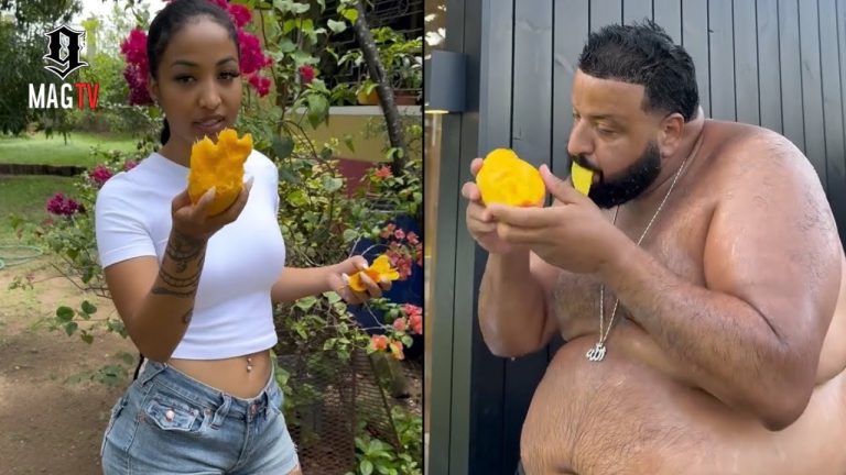 Shenseea Calls Out DJ Khaled For Not Eating Mango Properly! 