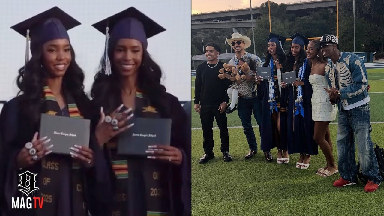 Diddy's Twin Daughters Graduate From High School!