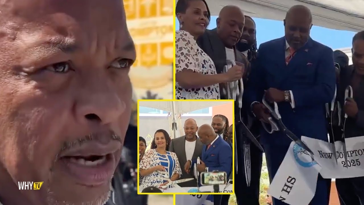 Dr. Dre Visits Opening Of New $200,000,000 Compton High School 'Children Need The Knowledge'