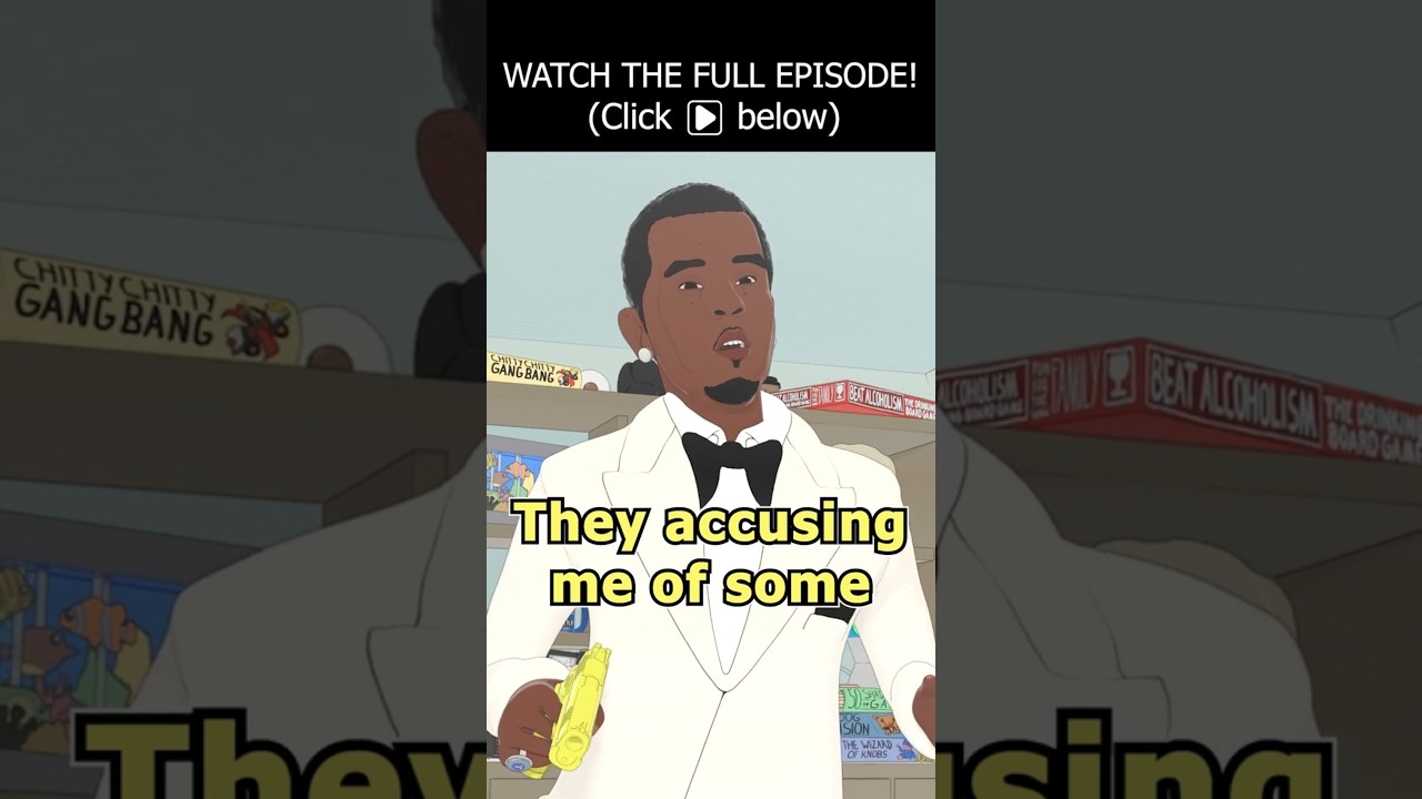 They accusing me of some bad stuff #shorts #animation #diddy
