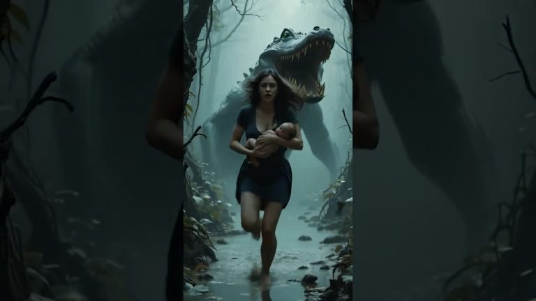 Brave Chick Saves Baby from Swamp Crocodile | Emotional Rescue Adventure in the Jungle