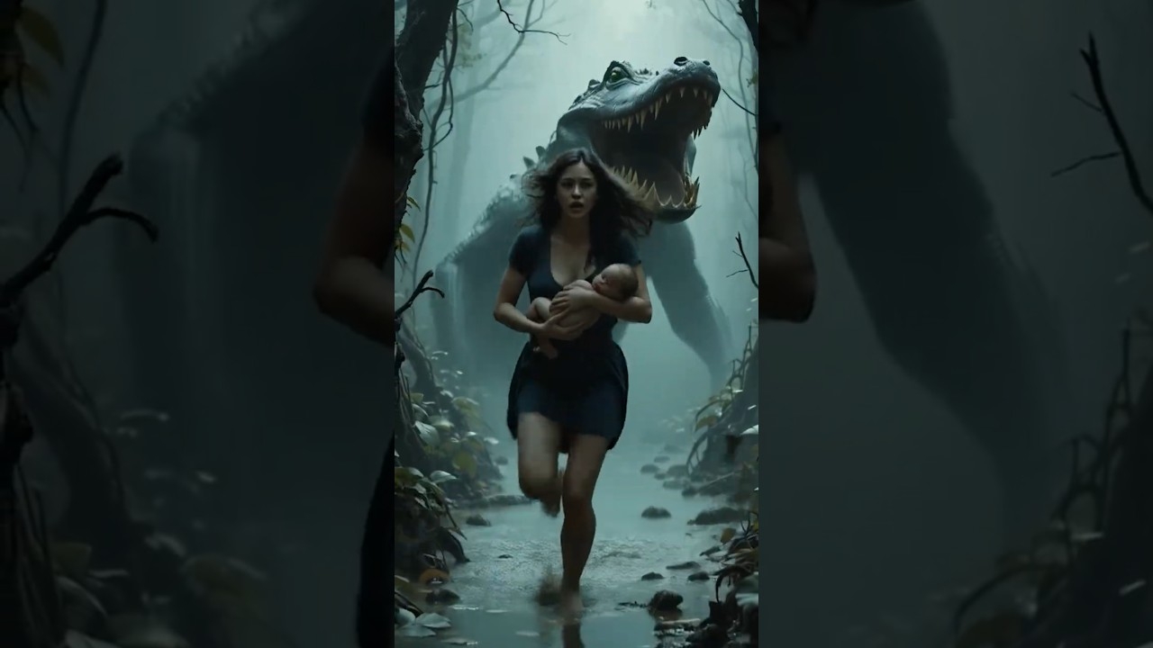 Brave Chick Saves Baby from Swamp Crocodile | Emotional Rescue Adventure in the Jungle