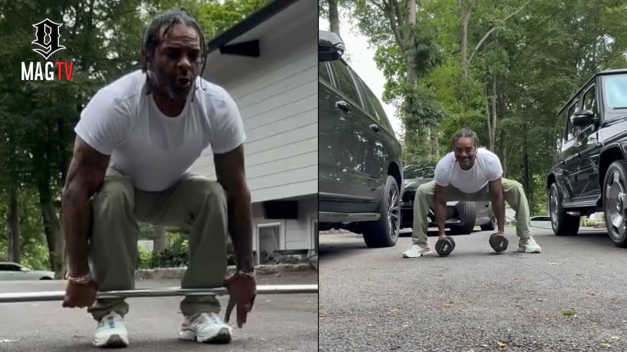 Jim Jones Shows Off His New Gorilla Technique During Morning Workout!