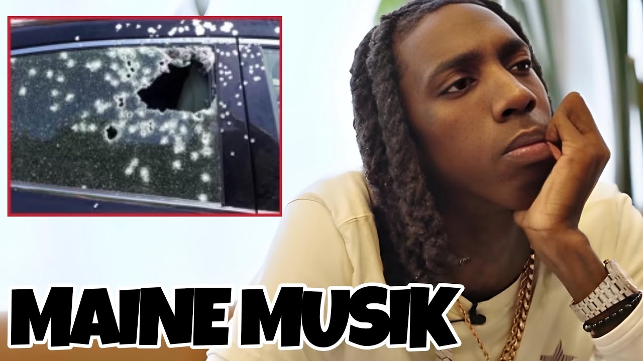 Maine Musik on his car getting shot up 37 times on the highway.. how he survived!