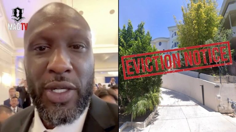 Lamar Odom Is Unbothered Amid Reports He Was Evicted From Mansion For Owing $45k In Back Rent! 