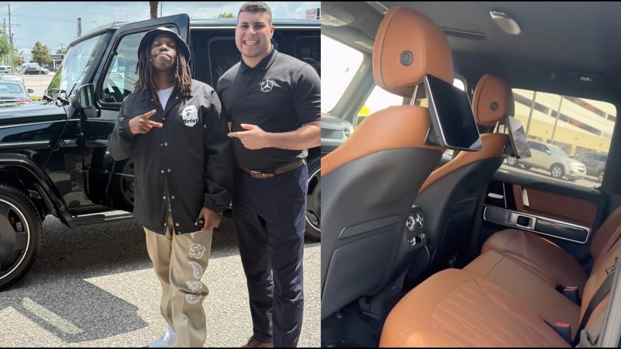 "Beef & Broccoli Guts" Curren$y Gives Tour Of His Custom AMG G Wagon