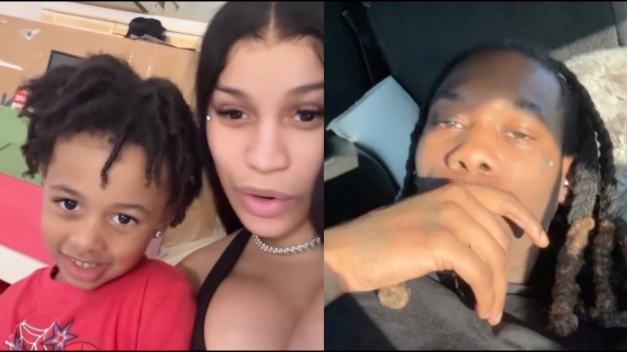 "Who You Look Like" Cardi B Trolls Offset After Taking Stephon Diggs Braids Out Their Son Wave Hair