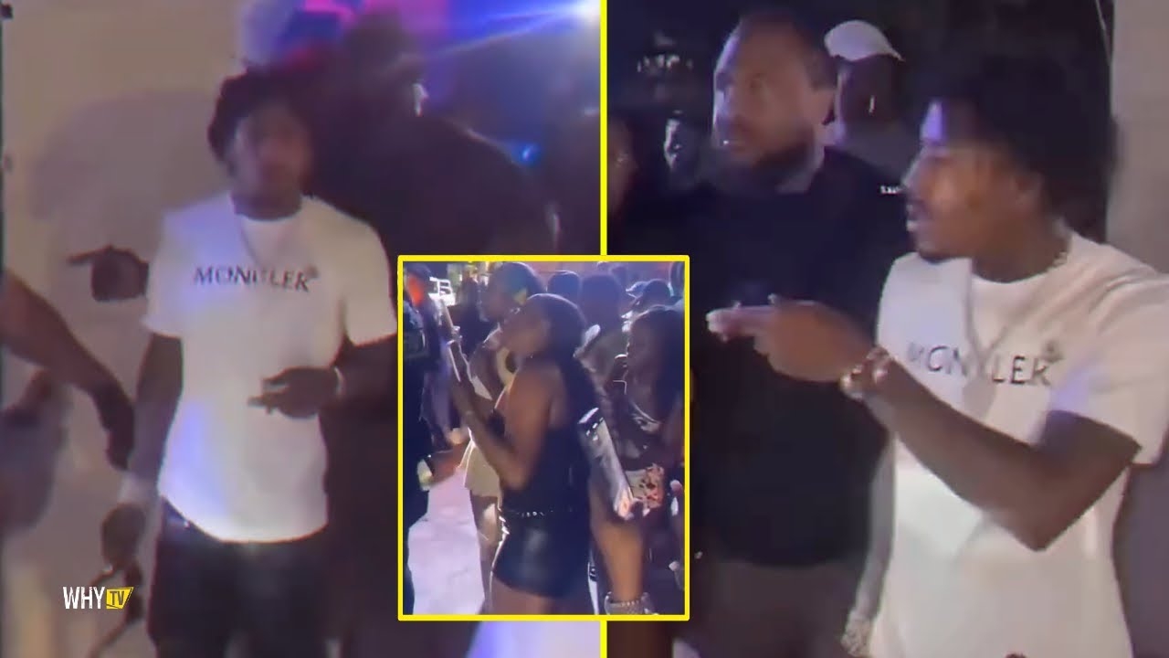NBA YoungBoy Getting Swarmed By Crazy Fans In Jamaica As He Leaves The Club 'You Guys Are Crazy'