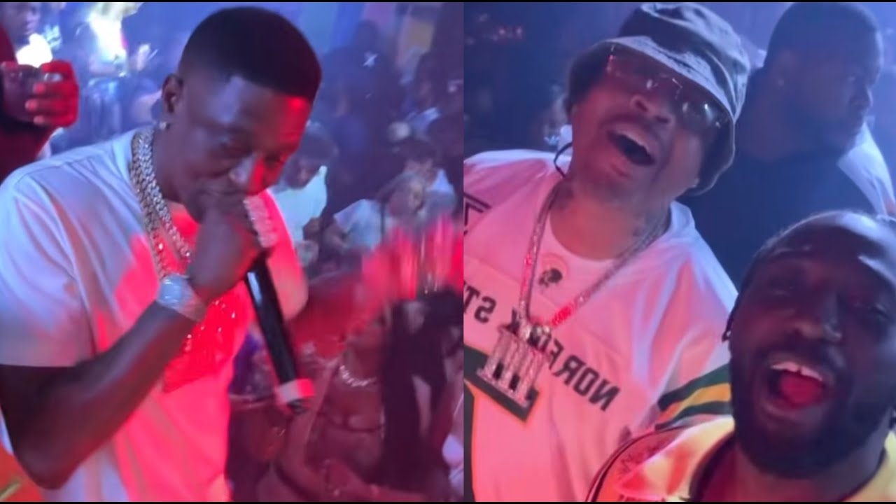 Boosie Steals The Show At Allen Iverson B Day! Turns Up With Terrence Crawford While Performing SET