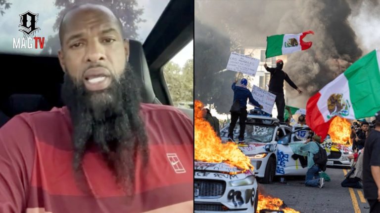 "America Is Ghetto" Slim Thug Reacts To The I.C.E. Protest In Los Angeles! 