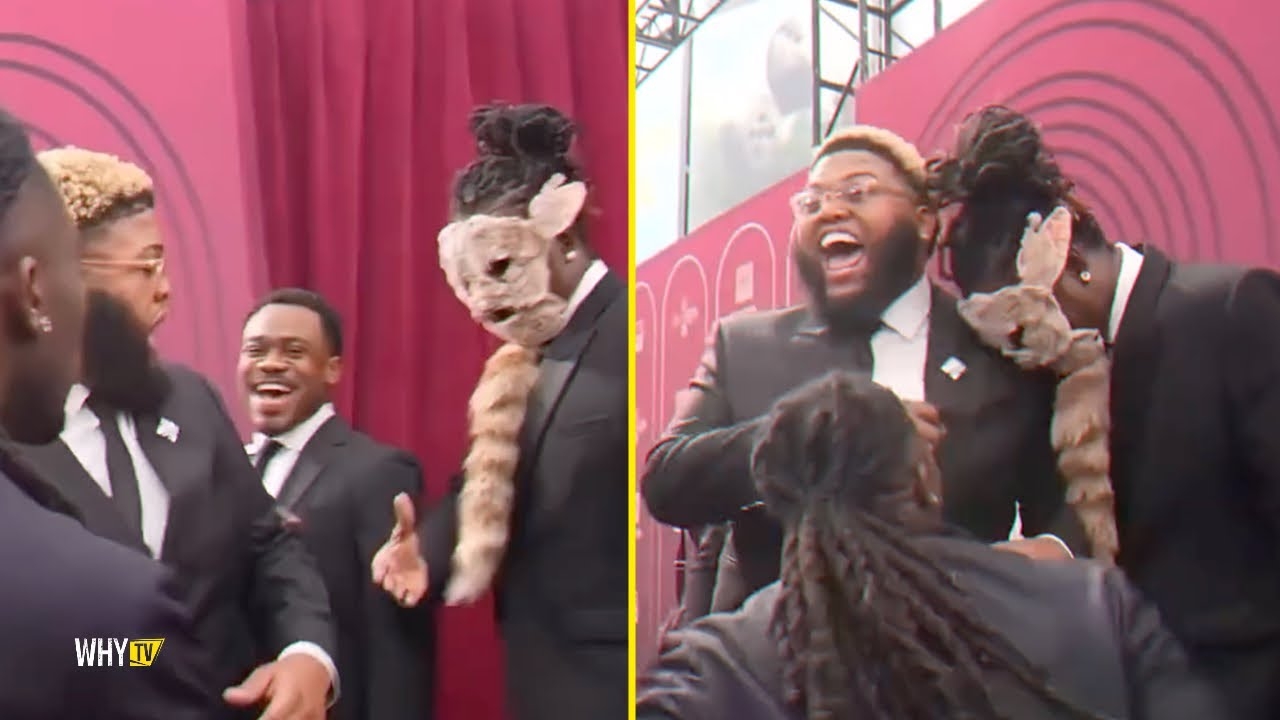 Kai Cenat And Druski Ran Into Young Thug After Seeing His Misterious Mask At BET Awards 2025
