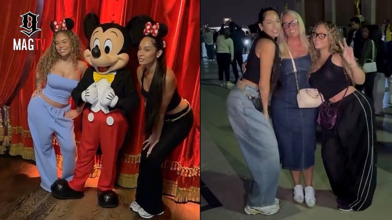 Latto Takes Her Mom Misti & Sister Brooklyn To Disneyland Paris!