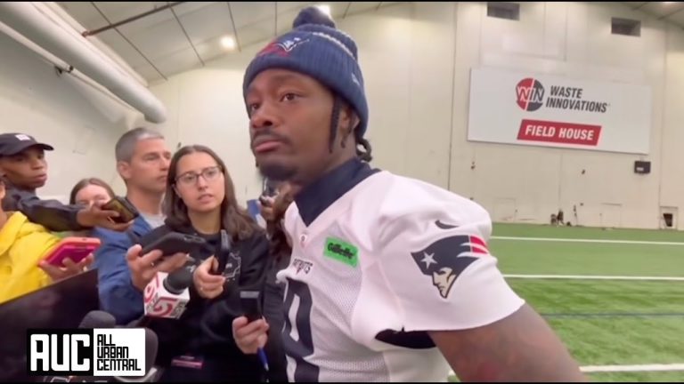 Stefon Diggs RESPONDS After Being Asked "PINK POWDER" & Cardi B PREGNANCY Rumors At Training Camp