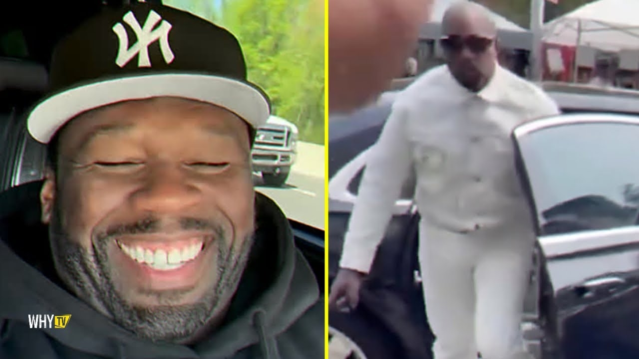 50 Cent Reacts To Kanye West Pulling Up To Diddy Trial In All White And Dissing His Ex Bianca