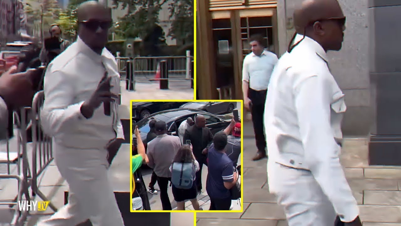 Kanye West Pulls Up At Diddy Trial Wearing All White And Sunglasses 'Free Diddy'