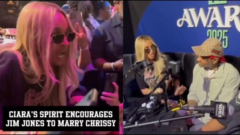 Ciara CRASHES Jim Jones BET Interview To "G Check" Him About Marrying Chrissy Lampkin